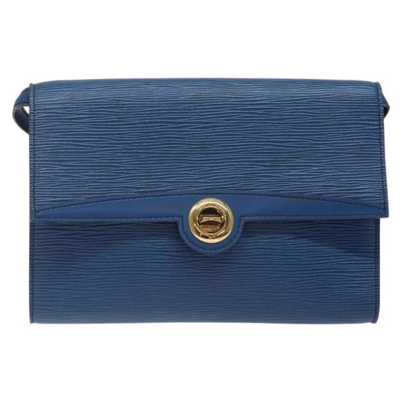 LOUIS VUITTON Epi Pochette Arche Shoulder Bag Blue - Picture 9 of 16